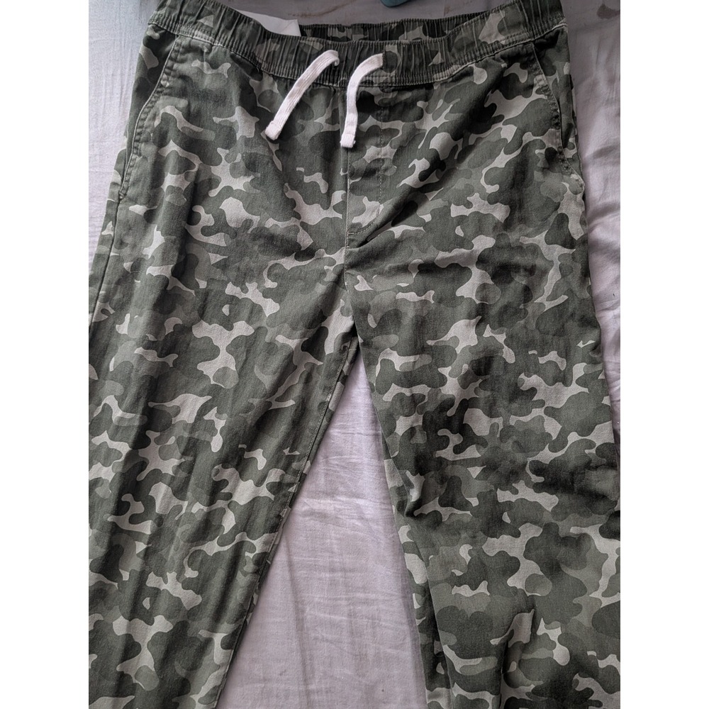 Wonder Nation Boys Camo Jogger Pants Green Camouflage XL 14-16 Husky